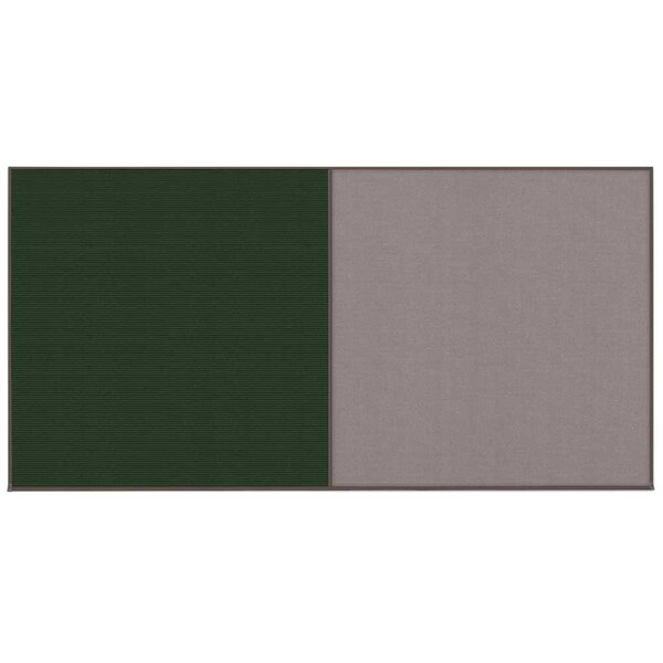 Enclosed Corkboard, 1 Door, 72"x36", 4" Fra